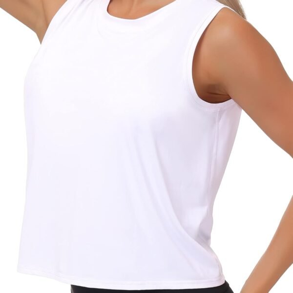Women's Workout Tops in Ice Silk Quick Dry Sleeveless
