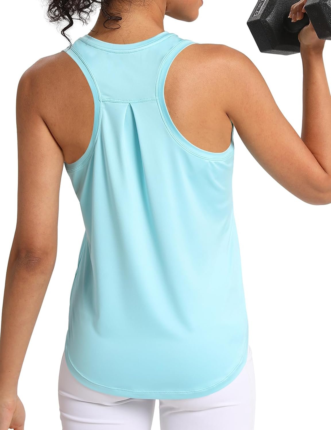 Women's Workout Tank Tops Woman Sleeveless Loose Fit Gym Tops Athletic Shirts Racerback Quick Dry UPF 50+