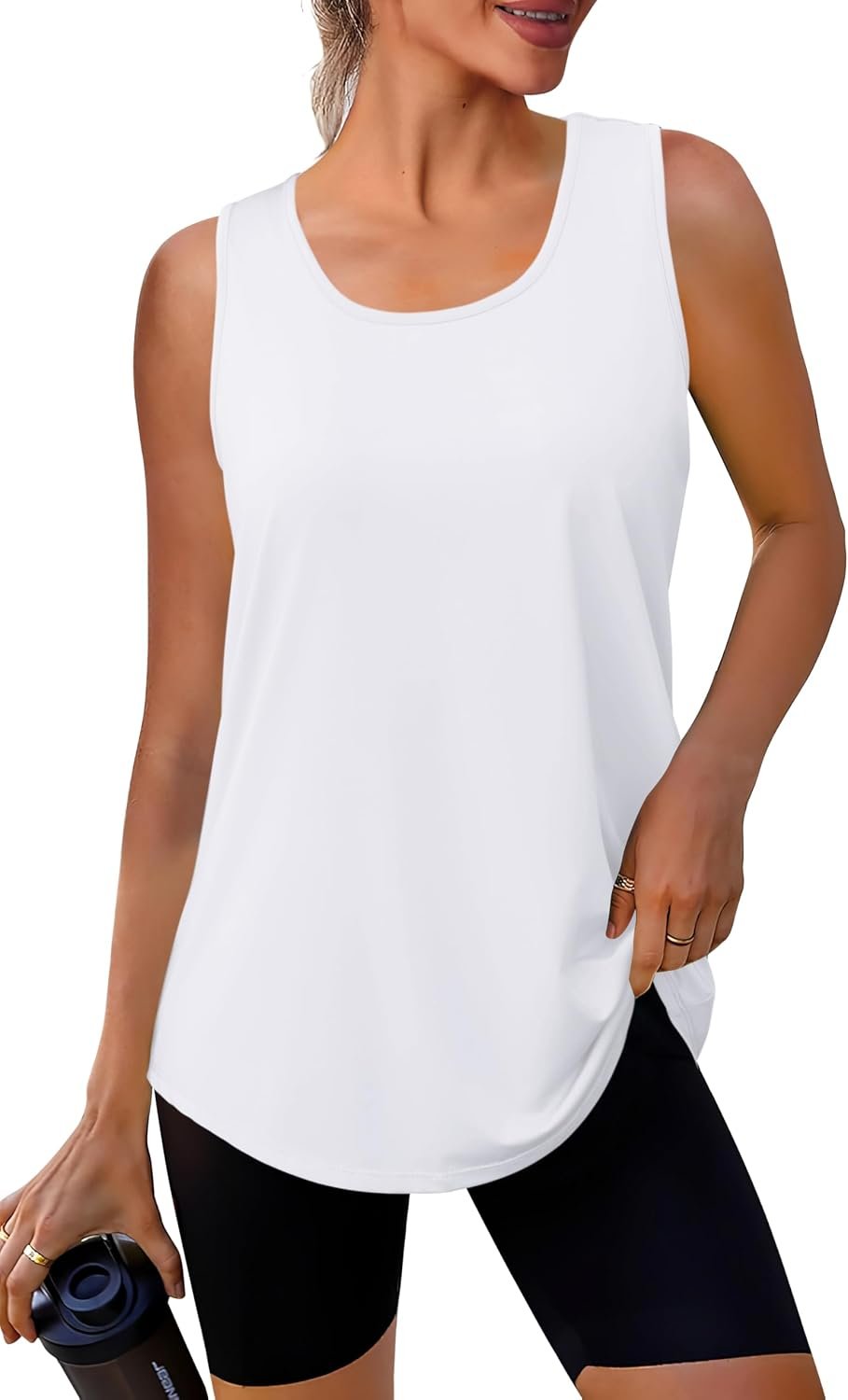 Workout Tops for Women Summer Athletic Tank Tops Sleeveless Shirts Beach Lightweight Gym Clothes