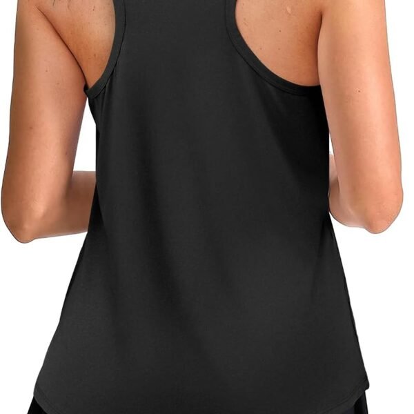 Womens Workout Tops Sleeveless Racerback Lightweight Active Tennis Yoga Shirts Athletic Running Tank Top for Women
