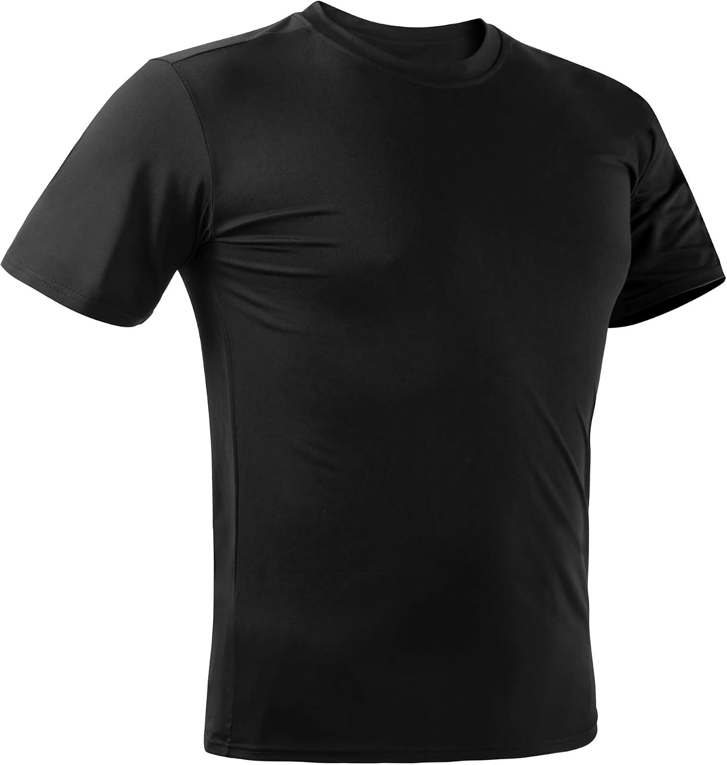 2&5 Pack Men's Sports T Shirts,Crew Neck Breathable Quick-Dry Short Sleeve, Lightweight Tee for Athletic Running - Image 2