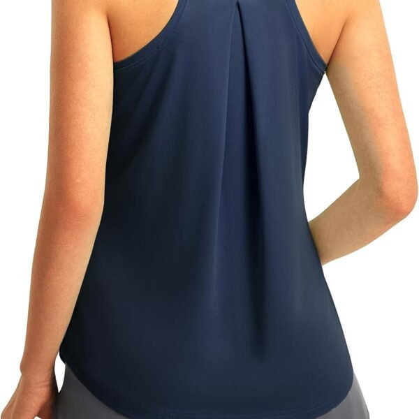Women's Sleeveless Workout Tops Loose Racerback Tanks Top Lightweight Running Athletic Shirts