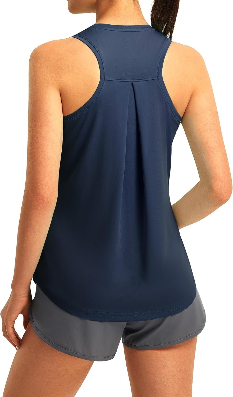 Women's Sleeveless Workout Tops Loose Racerback Tanks Top Lightweight Running Athletic Shirts