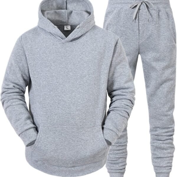 Men's Tracksuits, 2 Piece Tracksuit Set Outfits Jogging Sweatsuit Workout Athletic Long Sleeve Hoodie and Sweatpants Set