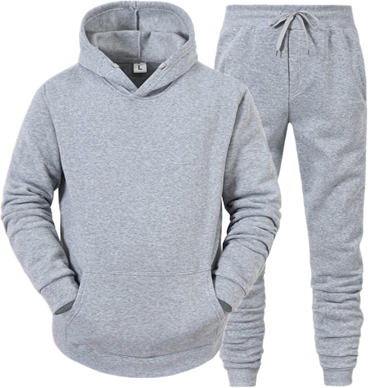Men's Tracksuits, 2 Piece Tracksuit Set Outfits Jogging Sweatsuit Workout Athletic Long Sleeve Hoodie and Sweatpants Set